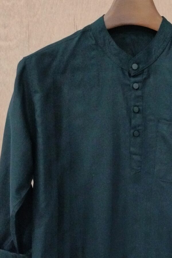 Midnight-Black-Textured-Solid-Katua - Image 3